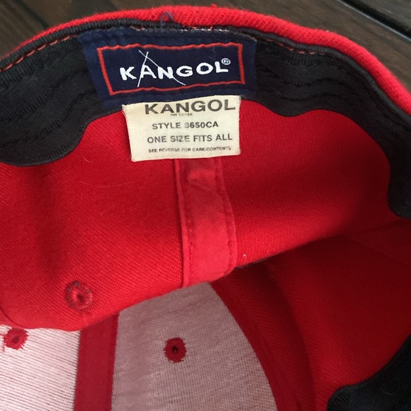 Kangol Wool Flexfit Baseball Cap - Red - Picture 4 of 6